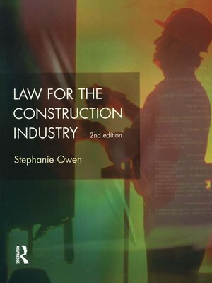 cover image of Law for the Construction Industry